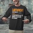 Labrador Retriever Labtrovert Definition Introvert Labrador Unisex Sweatshirt Labrador Retriever Labtrovert Definition Introvert Labrador Unisex Sweatshirt