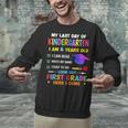 Last Days Of Kindergarten Graduation 2025 Graduate Boys Girl Unisex Sweatshirt