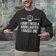 Lawyer Parent Dad Mom Law School Graduation Unisex Sweatshirt