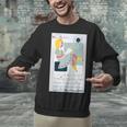 Little Miss Muffet Reading a Picture Book Unisex Sweatshirt