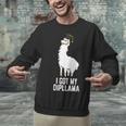 LLama Graduation I Got My Dipllama Cute Llama Unisex Sweatshirt