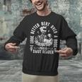 I Look Better Bent Over a Book Proud Smut Reader Skeleton Unisex Sweatshirt