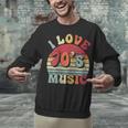 I Love 70's Music Retro Style Nostalgia Cassette 1970s Party Unisex Sweatshirt