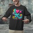 I Love The 70s Vintage Cassette Roller Vinyl Nostalgia 70s Unisex Sweatshirt