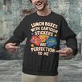 Lunch Boxes With Stickers Lunch Box Nostalgia Retro Unisex Sweatshirt
