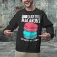 Macaroons Dessert Antisocial Introvert Pastries Food Lover Unisex Sweatshirt Macaroons Dessert Antisocial Introvert Pastries Food Lover Unisex Sweatshirt