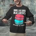 Macaroons Dessert Antisocial Introvert Pastries Food Lover Unisex Sweatshirt Macaroons Dessert Antisocial Introvert Pastries Food Lover Unisex Sweatshirt