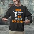 Masters Degree Graduation Shirt For MBA Grad Student Unisex Sweatshirt