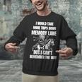 Memory Lane Trips Can't Remember Way Forgetful Grandma Horse Unisex Sweatshirt