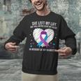 In Memory Of My Loving Daughter Suicide Prevention Awareness Unisex Sweatshirt