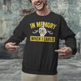 In Memory Of When I Cared Sarcastic Don't Care Finger Unisex Sweatshirt