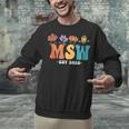 MSW Est 2025 Graduation School Social Worker Shirt Master Unisex Sweatshirt