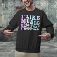 I Like Music More Than People Introvert Musician Retro Unisex Sweatshirt I Like Music More Than People Introvert Musician Retro Unisex Sweatshirt