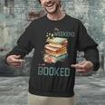 'My Weekend Is All Booked' Reading Book Introvert Librarian Unisex Sweatshirt