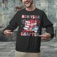 New Year New Chapter Happy New Year 2025 Book Lover Unisex Sweatshirt