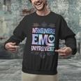 Nonbinary Emo Introvert Pride Trendy Mystic Teen Goth Style Unisex Sweatshirt Nonbinary Emo Introvert Pride Trendy Mystic Teen Goth Style Unisex Sweatshirt