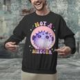 Not a Hugger Cute Pufferfish Autism Awareness Introverts Unisex Sweatshirt