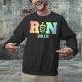 Nurse Graduation Shirt RN Est 2018 Rainbow Tshirt Unisex Sweatshirt