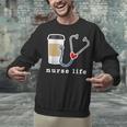 Nurse Life Graphic Nursing School Graduation Unisex Sweatshirt