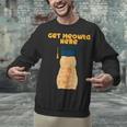 Orange Tabby Cat Graduation Distressed Shirt For Grads For Men Women Girls Kids Unisex Sweatshirt