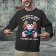 I Paused My Game To Graduate 2024 Gamer Graduation Unisex Sweatshirt