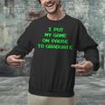 I Paused My Game To Graduate School Graduation Gamer Unisex Sweatshirt
