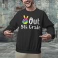 Peace Out 5th Grade Tie Dye Graduation Class Of 2026 Unisex Sweatshirt