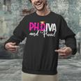 PhDiva Graduation Doctorate Student Graduate Unisex Sweatshirt