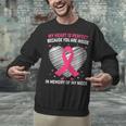 Pink Breast Cancer Awareness Women Men In Memory Of My Niece Unisex Sweatshirt
