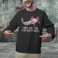 I Have Plans With My Axolotl Salamander Introvert Unisex Sweatshirt