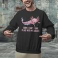 I Have Plans With My Axolotl Salamander Introvert Unisex Sweatshirt I Have Plans With My Axolotl Salamander Introvert Unisex Sweatshirt