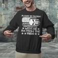Please Be Patient With Me I'm From The 1900s USA Flag Skull Unisex Sweatshirt