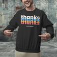 Polite Introvert Thanks But No Thanks Retro Graphic Unisex Sweatshirt