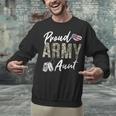 Proud Army Aunt Army Graduation Aunt US Army Aunt Unisex Sweatshirt
