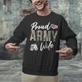 Proud Army Wife Army Graduation Wife US Army Wife Unisex Sweatshirt