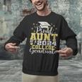 Proud Aunt Of 2024 College Graduate Family 24 Graduation Unisex Sweatshirt