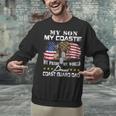 Proud Coast Guard Dad Coast Guard Graduation Dad Unisex Sweatshirt