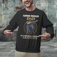 Proud Dad Of 2018 Graduate Dabbing Graduation Senior Shirt Unisex Sweatshirt