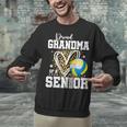 Proud Grandma Of A 2026 Senior Volleyball Graduation Leopard Unisex Sweatshirt