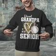 Proud Grandpa Of A 2026 Senior Baseball Graduation Leopard Unisex Sweatshirt