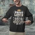Proud Lovie Of A Class Of 2025 Graduate Senior Graduation Unisex Sweatshirt