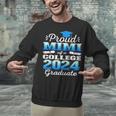 Proud Mimi Of 2024 College Graduate Family 24 Graduation Unisex Sweatshirt