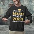 Proud Mimi Of Two 2024 Graduate Class 2024 Graduation Family Unisex Sweatshirt