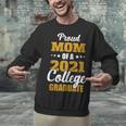 Proud Mom Of A 2021 College Graduate Senior Graduation Unisex Sweatshirt