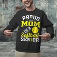 Proud Mom Of a Softball Senior Class Of 2026 Graduation Unisex Sweatshirt