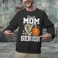 Proud Senior Mom Class Of 2026 Basketball Graduation Leopard Unisex Sweatshirt