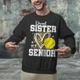 Proud Sister Of A 2026 Senior Softball Graduation Leopard Unisex Sweatshirt