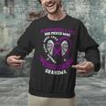 Purple In Memory Of My Grandma Pancreatic Cancer Awareness Unisex Sweatshirt