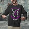 Purple In Memory Of Wife Pancreatic Cancer Awareness Unisex Sweatshirt Purple In Memory Of Wife Pancreatic Cancer Awareness Unisex Sweatshirt