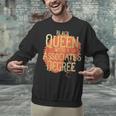 Queen Associate Degree Afrocentric GraduationShirt Unisex Sweatshirt